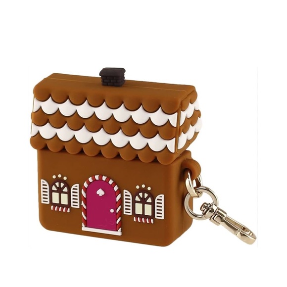 ♠️Kate Spade Gingerbread Keychain Apple AirPods Silicone Case, 3rd Generation - Picture 5 of 6